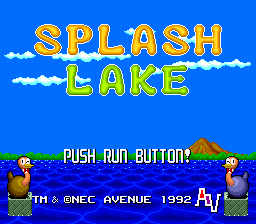 Splash Lake screenshot 3 for PC Engine CD